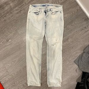 All Saints light blue washed jean